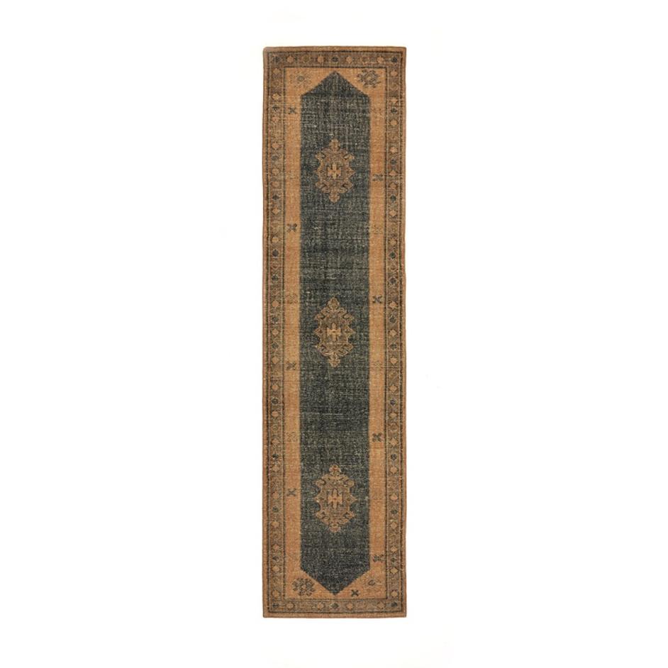 Samsa Hand Knotted Rug - Samsa Navy by Four Hands