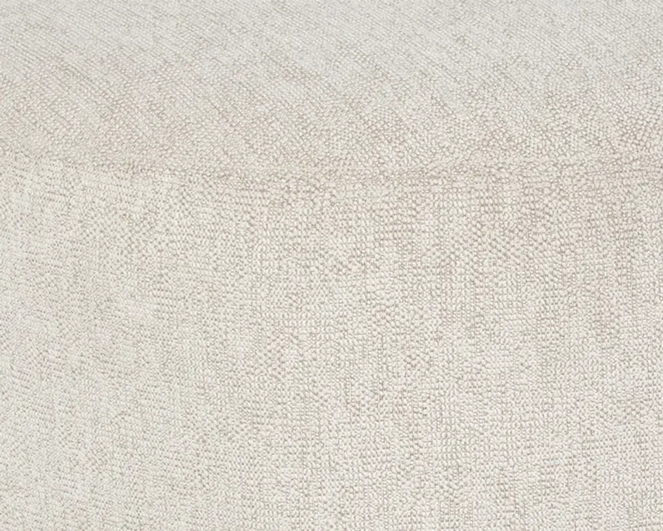 SORAYA OTTOMAN - DOVE CREAM by Sunpan