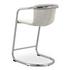 Freeman Chrome Frame Counter Stool Blended Cream - Set Of Two by Moes Home
