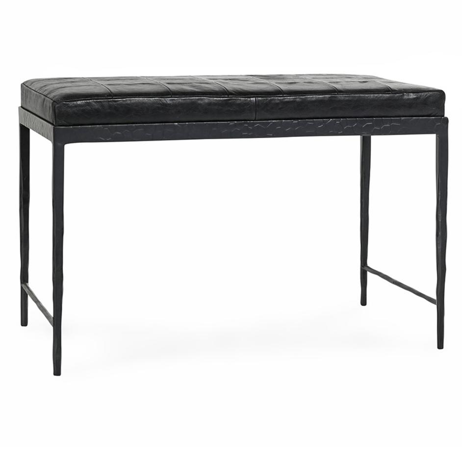 Malo Leather 28" Bench by Classic Home