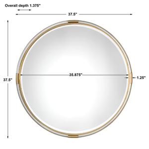 Mackai Round Mirror by Uttermost
