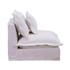 Olivia Slipper Chair White by Moes Home