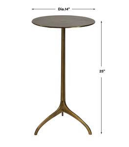 Beacon Gold Accent Table by Uttermost