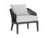 CAPRI LOUNGE CHAIR - SMOKE GREY - COPACABANA MARBLE by Sunpan
