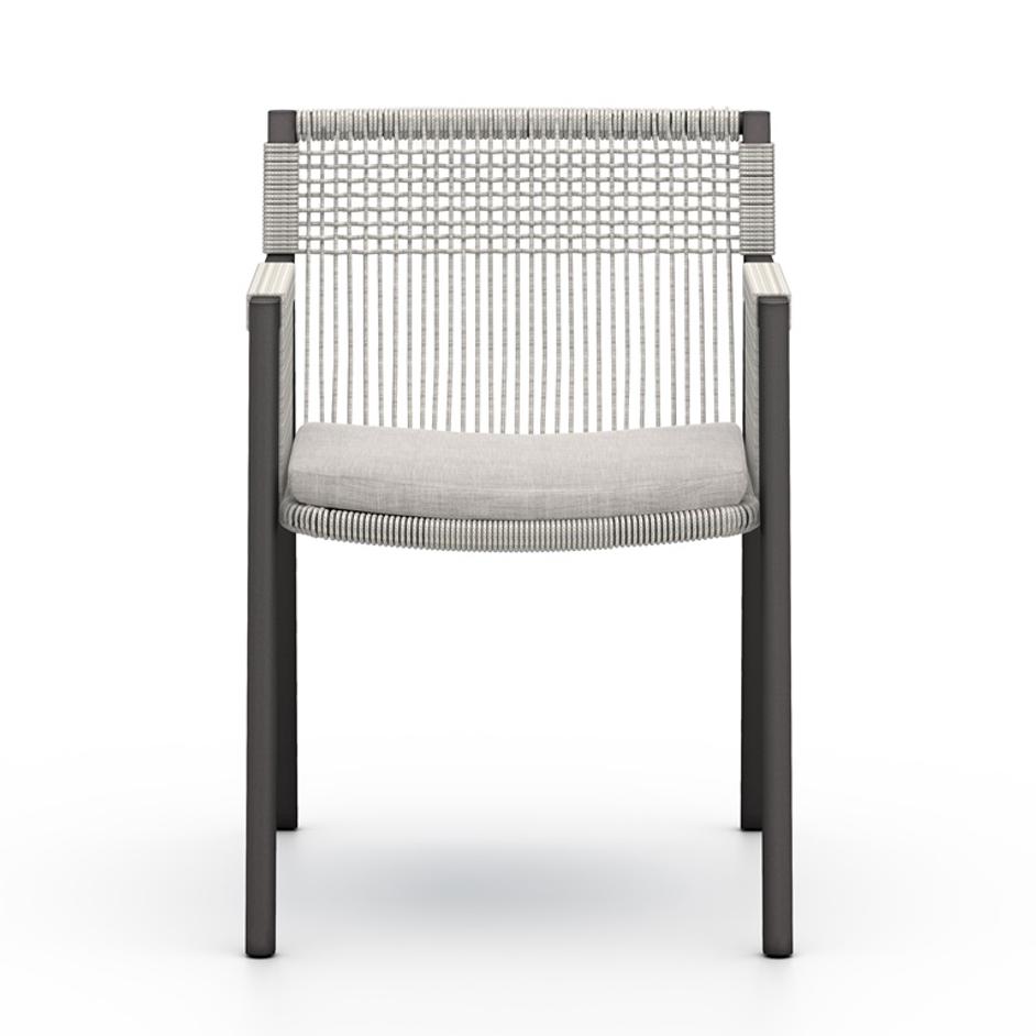 Shuman Outdoor Dining Chair In Stone Grey by FOUR HANDS