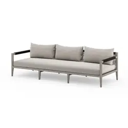 Sherwood Outdoor Sofa In 93" In Grey/Stone Gre by FOUR HANDS