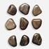 Pebbles Walnut Wood Wall Décor, S/9 by Uttermost