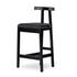 Tex Stool In Black Rosa Morada by FOUR HANDS
