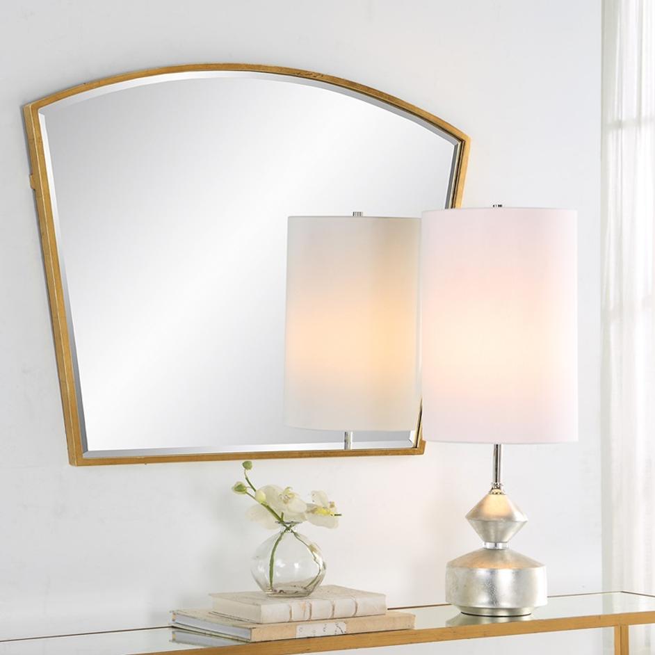Boundary Gold Arch Mirror by Uttermost