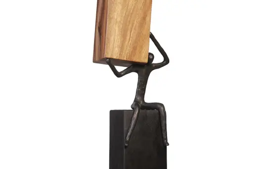 Atlas Pole Sculpture by PHILLIPS COLLECTION