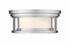 Willow 2 Light Flush Mount in Brushed Nickel Finish by Z-Lite