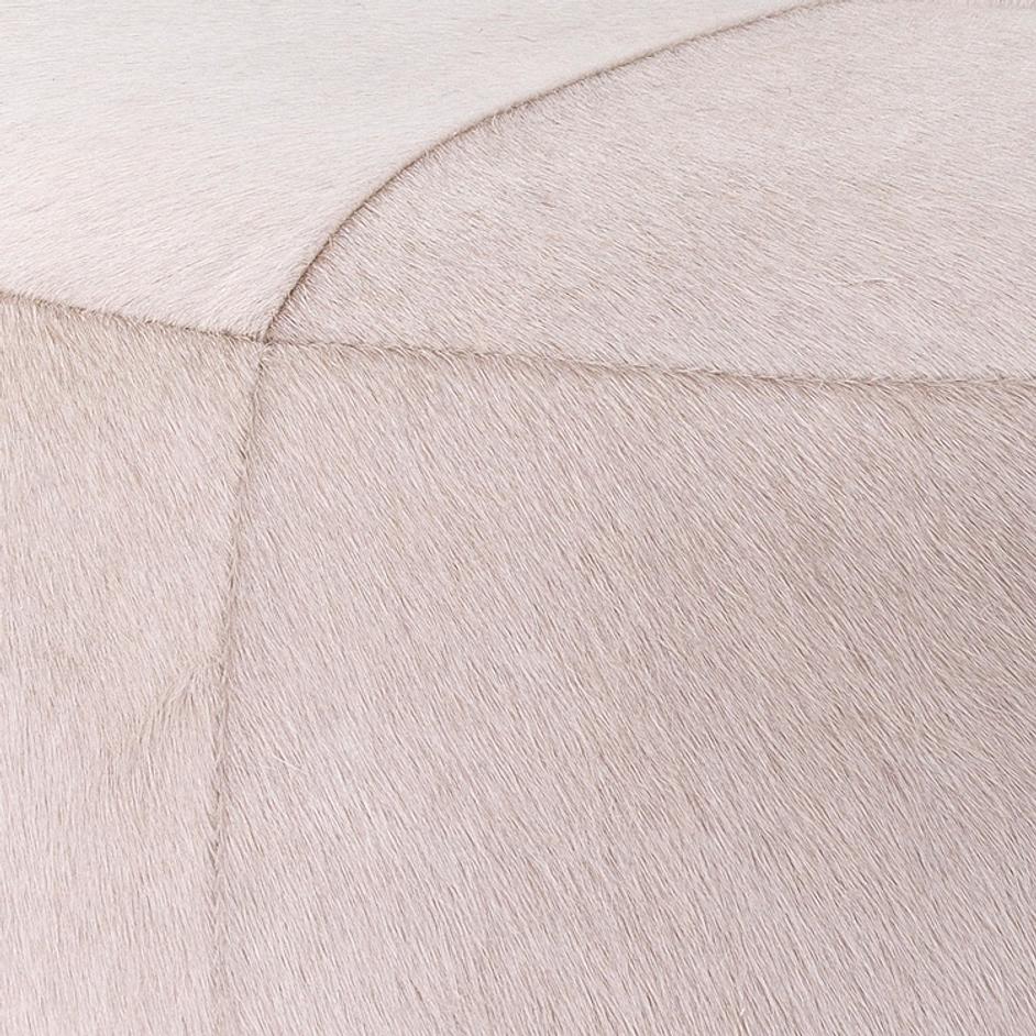 Thackery Hide On Roud Pouf, Small by Jamie Young