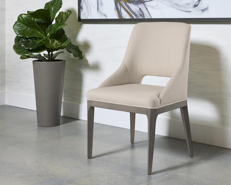 ESTRADA DINING CHAIR - MAINZ CREAM by Sunpan