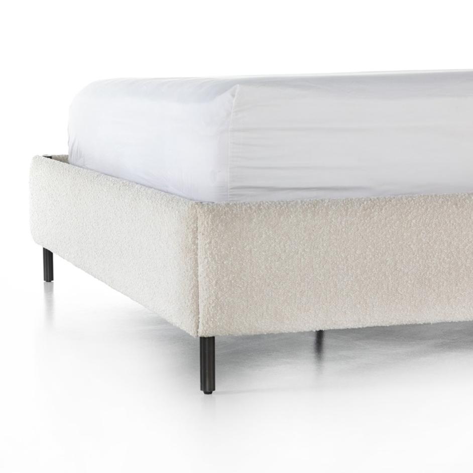 Anderson Bed In Knoll Natural In Queen by FOUR HANDS