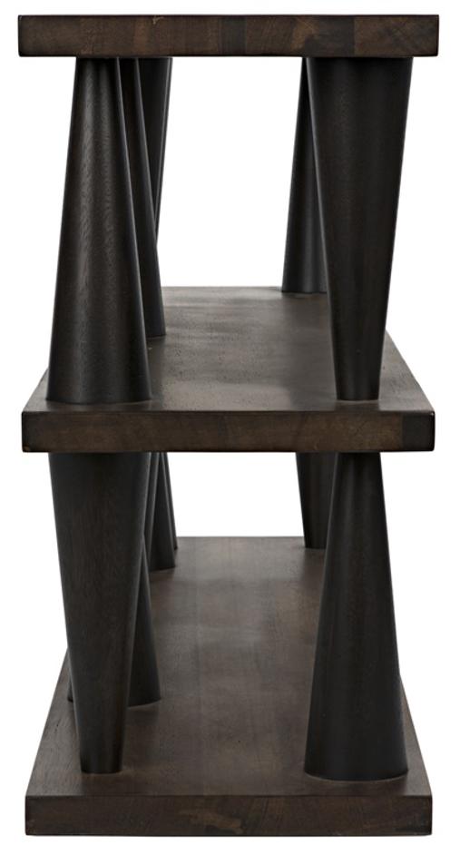 Mood Console, Ebony and Dark Walnut by Noir Furniture