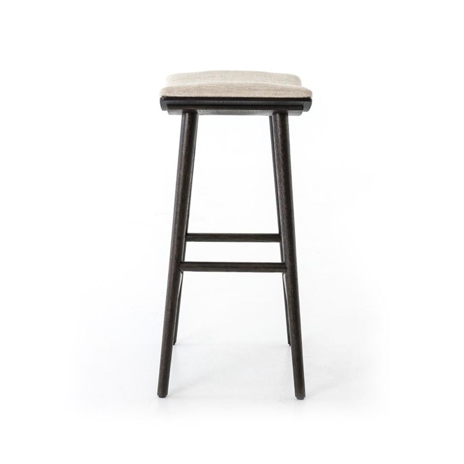 Union Saddle Stool In Essence Natural In Bar by FOUR HANDS