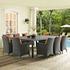 Cove 90" Outdoor Patio Dining Table In Chocolate by Modway Furniture