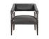 CARLYLE LOUNGE CHAIR - BRENTWOOD CHARCOAL LEATHER by Sunpan