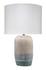 Flagstaff Ceramic Table Lamp with Linen Shade by Jamie Young