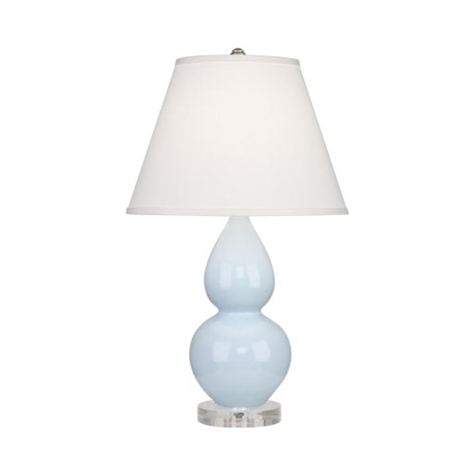 Baby Blue Small Double Gourd Accent Lamp by Robert Abbey