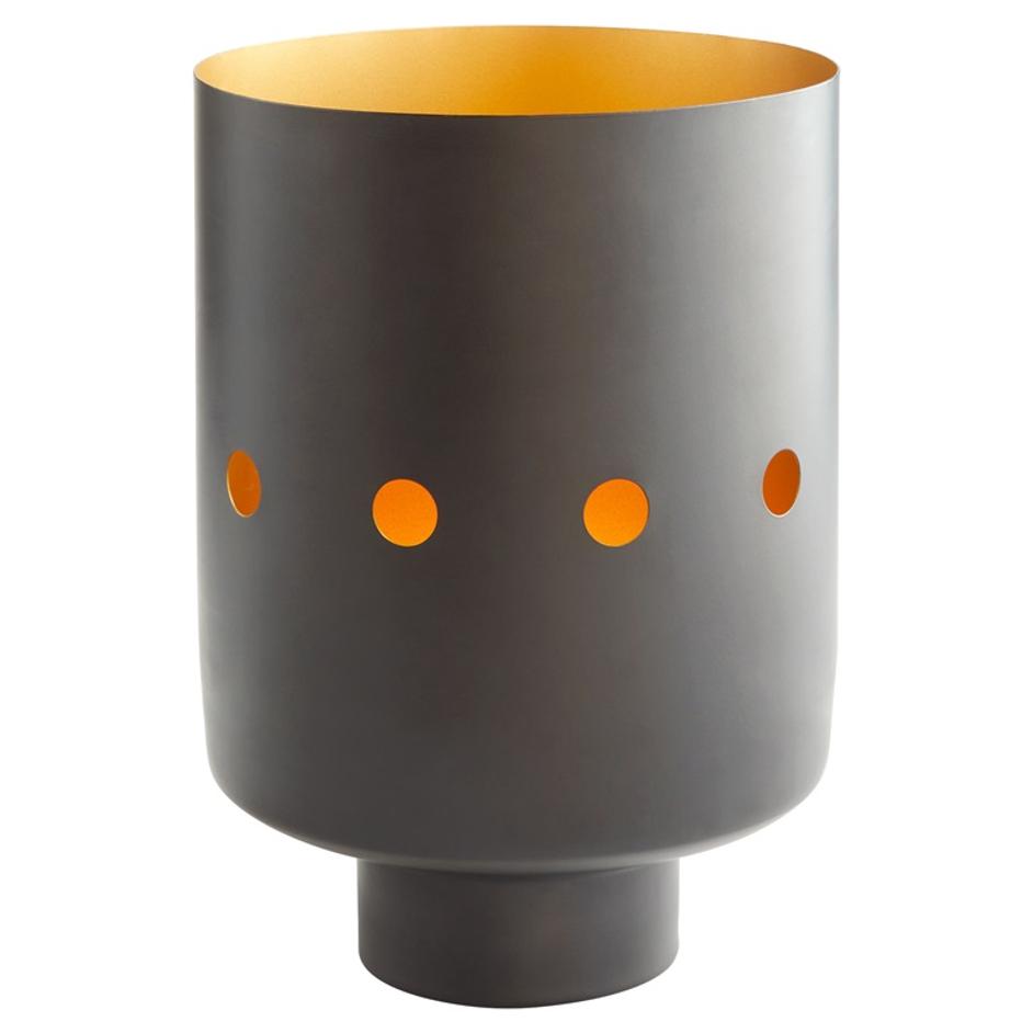 Naktis Vase|Black-Wide by Cyan Design