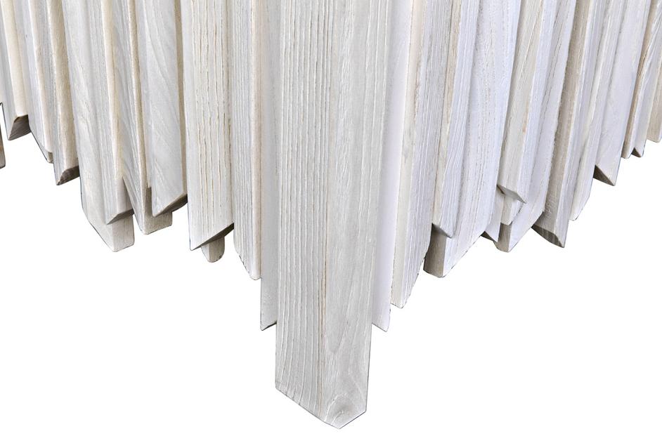 Desdemona 3 Drawer Chest, Bleached Elm by Noir Furniture