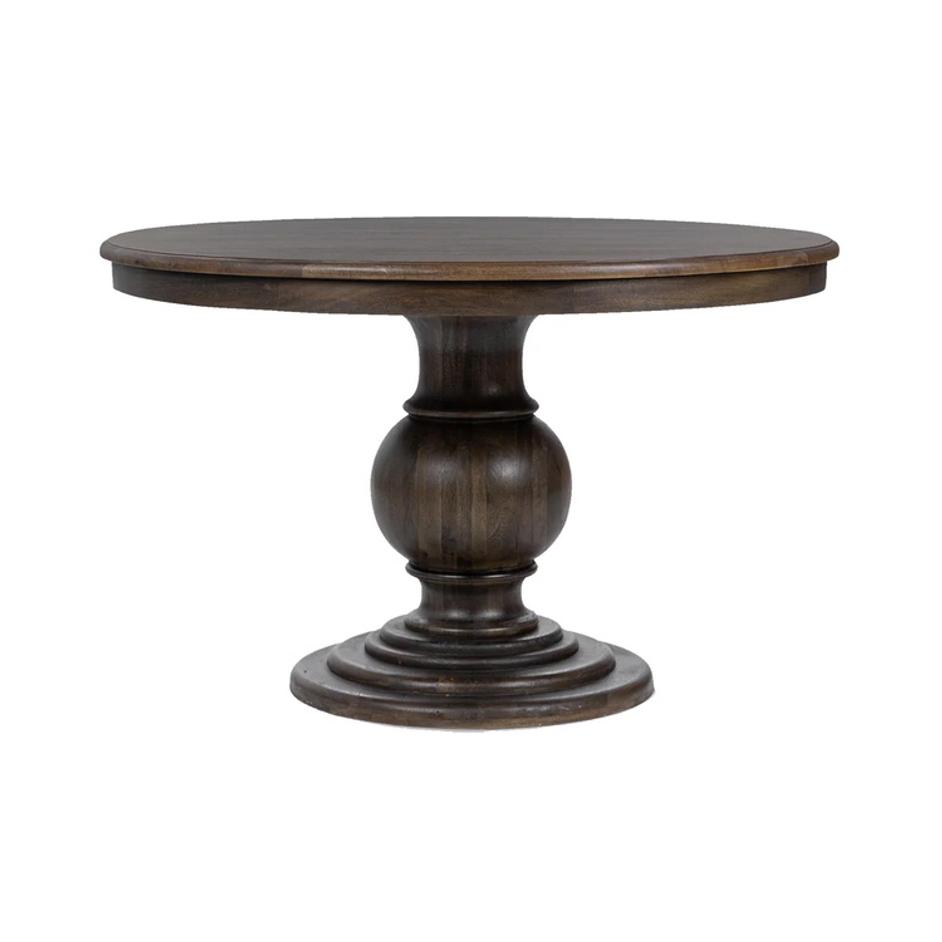 Brookside Solid Wood Round Dining Table by Classic Home