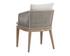 CAPRI DINING ARMCHAIR - DRIFT BROWN - PALAZZO CREAM by Sunpan