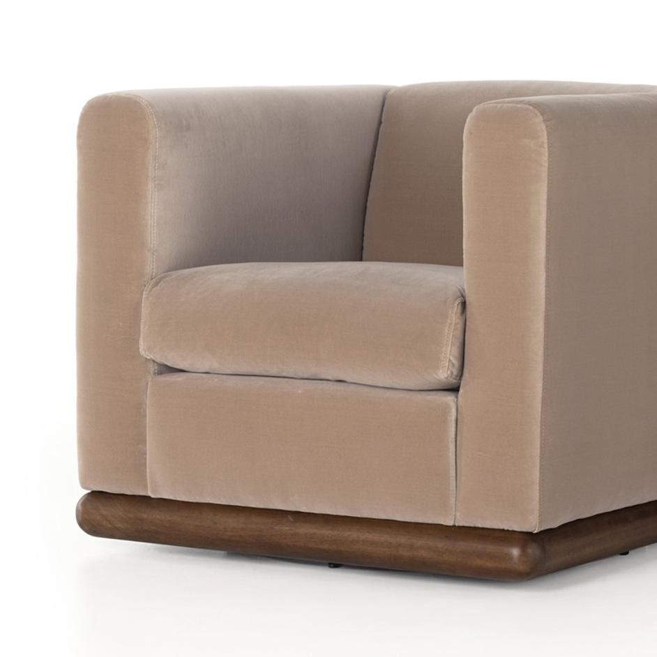Elizabeth Swivel Chair - Surrey Taupe by Four Hands