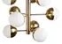 Rocio 9-Light Pendant Lamp - Brass by GALLA HOME