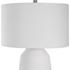 Heir Chalk White Table Lamp by Uttermost