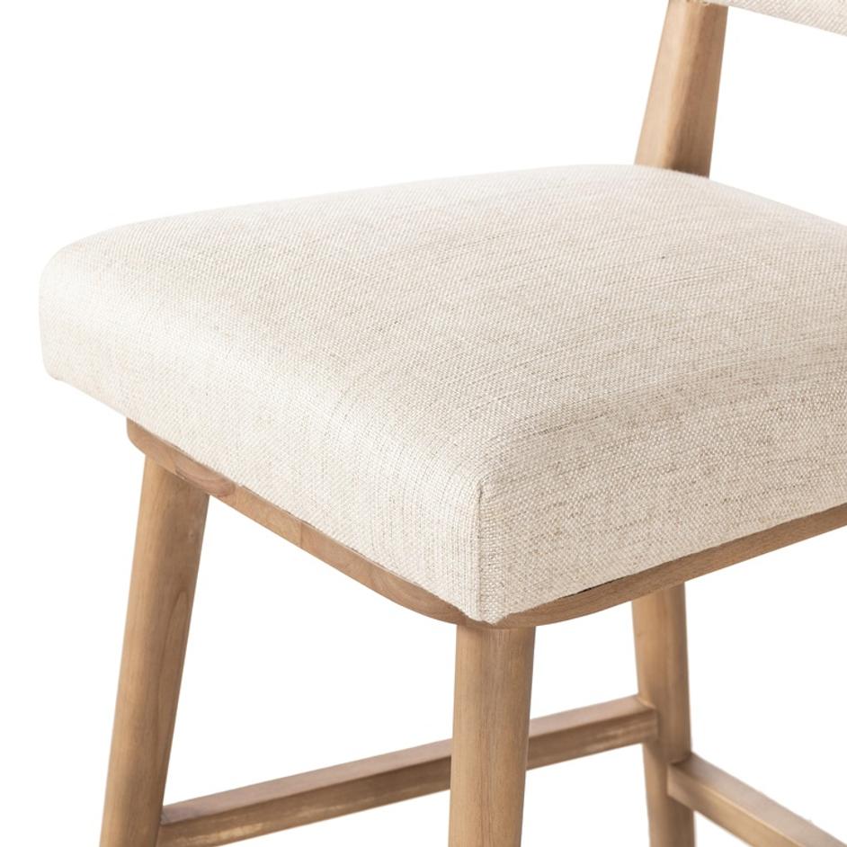 Cardell Swivel Bar Stool in Natural Essence by FOUR HANDS