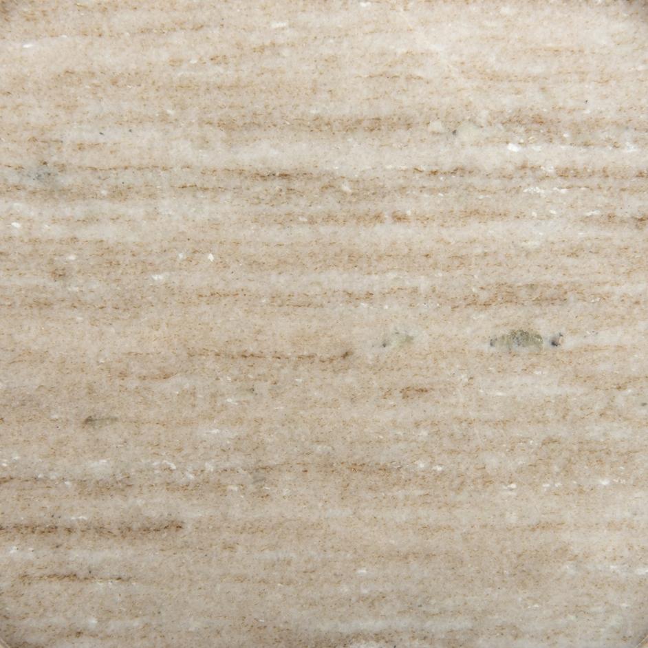 Viola Accent Table-Antique White Marble by FOUR HANDS