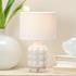 Seltzer Blown Glass Table Lamp, White by Jamie Young