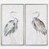 Summer Birds Hand Painted Canvases by Uttermost