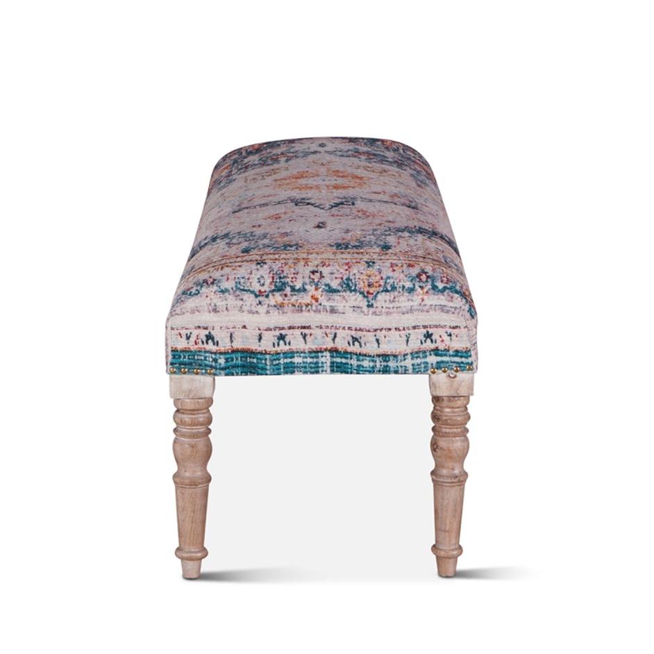 Marrakech Bench 60" Turquoise by Home Trends & Design