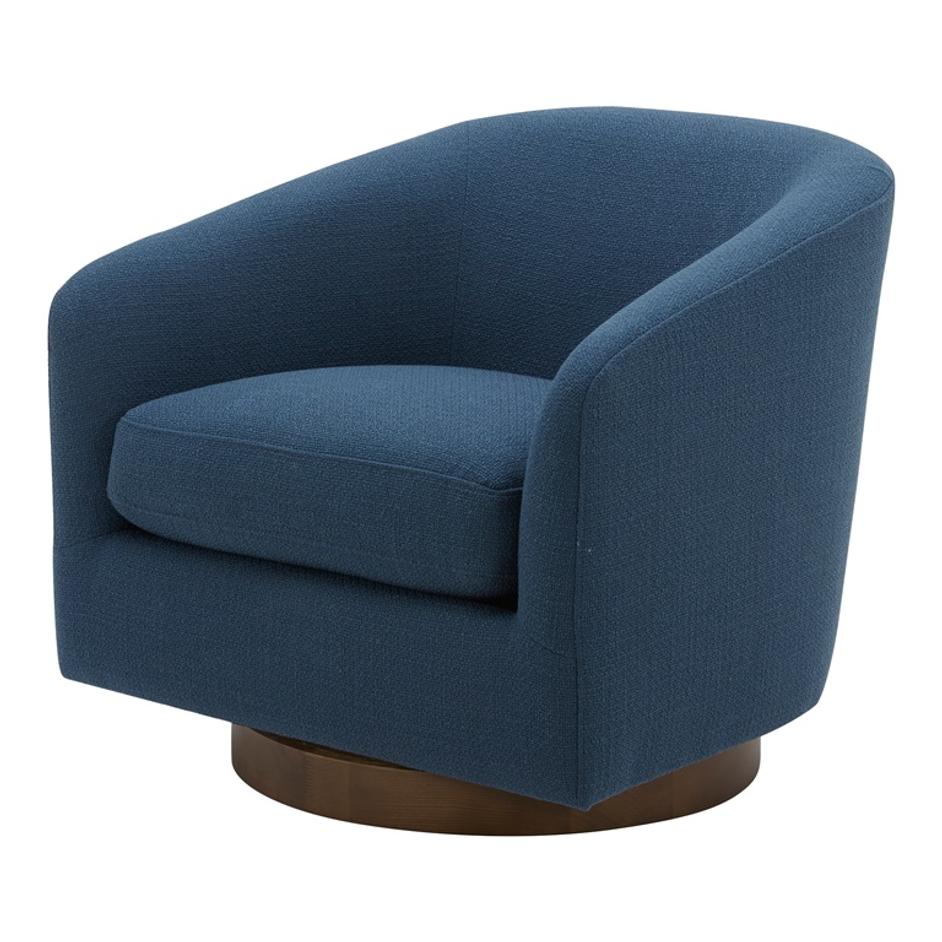 OSCY SWIVEL CHAIR DARK ATLANTIC by Moes Home