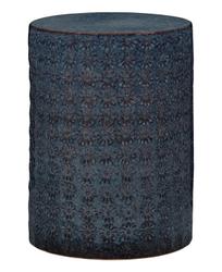 Wildflower Ceramic Side Table, Blue by Jamie Young