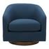 OSCY SWIVEL CHAIR DARK ATLANTIC by Moes Home