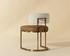 LARISSA DINING CHAIR - NAPA COGNAC / RHEA LIGHT BARLEY by Sunpan
