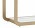 AMBRETTA BOOKCASE - SMALL - GOLD / CLEAR by Sunpan