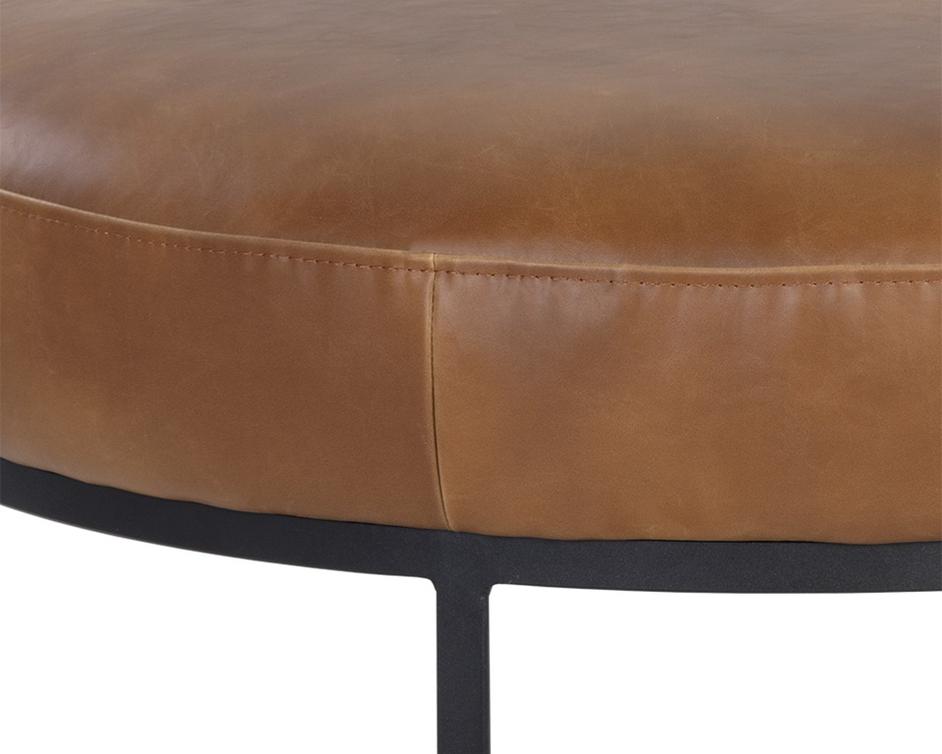 Elgin Ottoman - Tobacco Tan by Sunpan