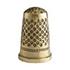 Sewing Thimble Token in Aged Brass by Cyan Design