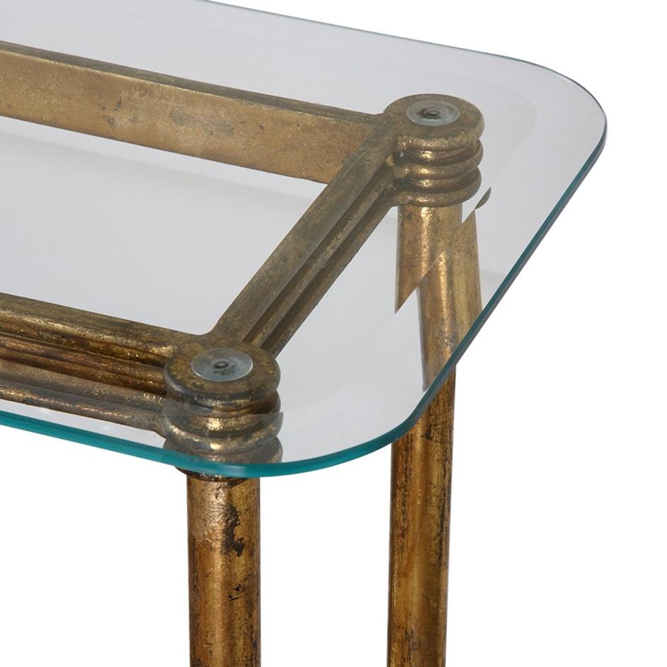 Elenio Glass Console Table by Uttermost