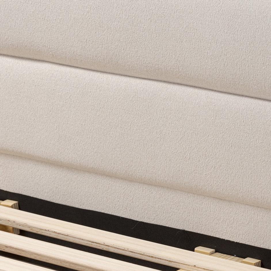 Daphne Queen Bed - Crypton Wayfarer Snow by Four Hands