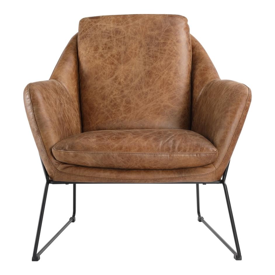 GREER CLUB CHAIR CAPPUCCINO by Moes Home
