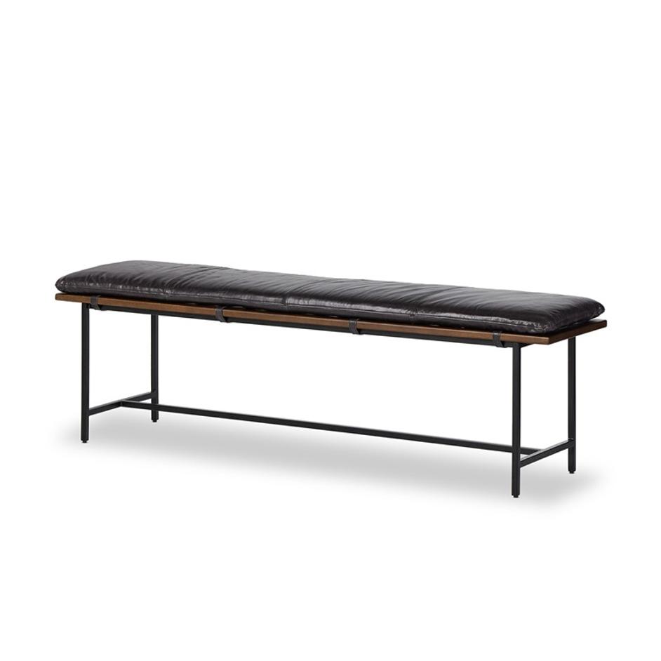 Gabine Accent Bench - Sonoma Black by Four Hands