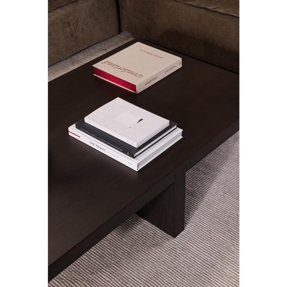 FOLKE COFFEE TABLE DARK BROWN by Moes Home