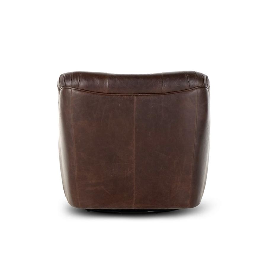 Farley Swivel Chair - Conroe Cigar by Four Hands
