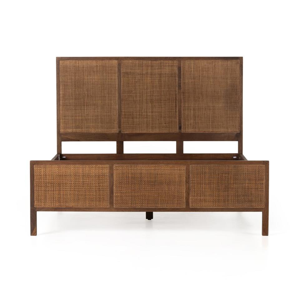 Sydney Bed In Brown Wash In Queen by FOUR HANDS